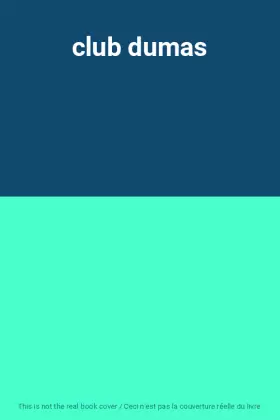 Couverture du produit · club dumas