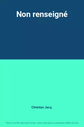 Couverture du produit · Non renseigné