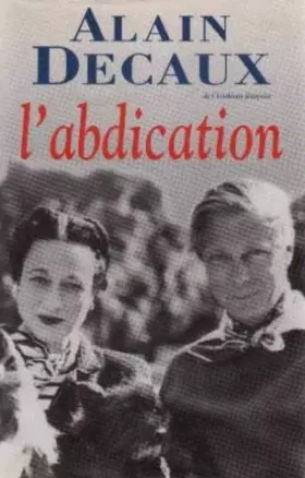 Couverture du produit · L'abdication