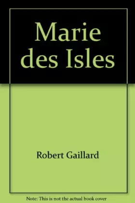 Couverture du produit · Marie des Isles