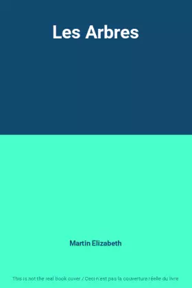 Couverture du produit · Les Arbres