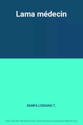 Couverture du produit · Lama médecin