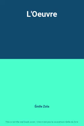 Couverture du produit · L'Oeuvre