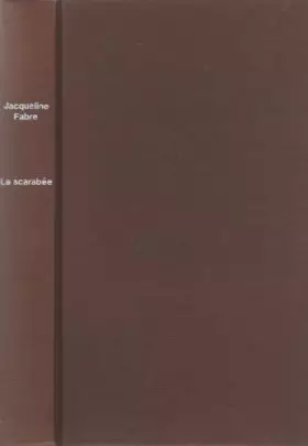 Couverture du produit · Le scarabée