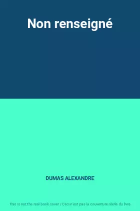 Couverture du produit · Non renseigné