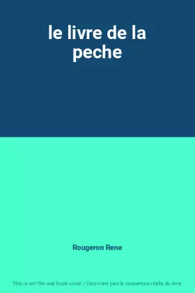 Couverture du produit · le livre de la peche