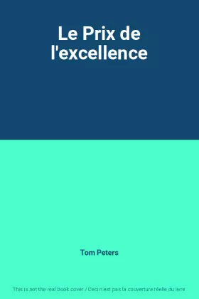 Couverture du produit · Le Prix de l'excellence