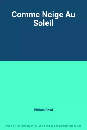 Couverture du produit · Comme Neige Au Soleil