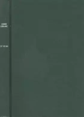 Couverture du produit · 37 1/2 AA