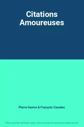 Couverture du produit · Citations Amoureuses