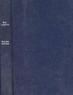 Couverture du produit · Rue Des Victoires
