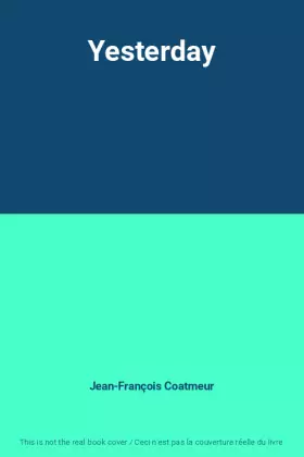 Couverture du produit · Yesterday