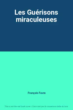 Couverture du produit · Les Guérisons miraculeuses