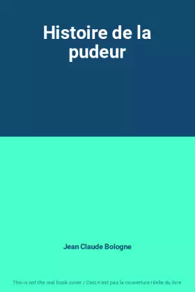 Couverture du produit · Histoire de la pudeur
