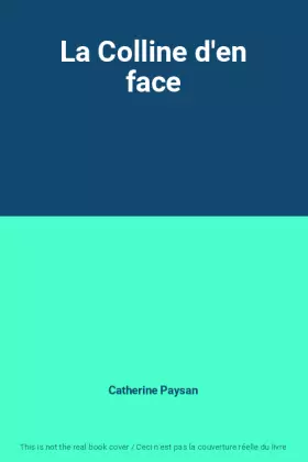 Couverture du produit · La Colline d'en face