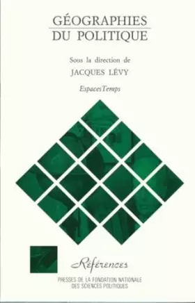 Couverture du produit · Géographies du politique