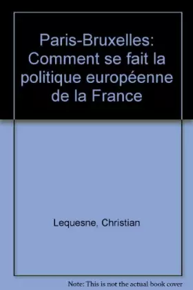 Couverture du produit · Paris-Bruxelles
