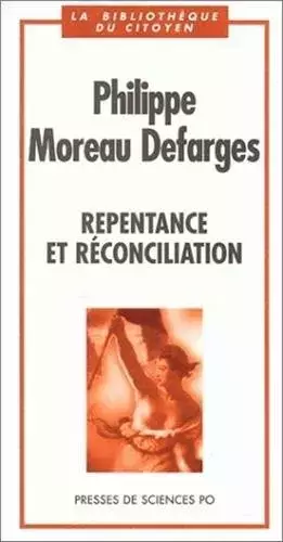 Couverture du produit · Repentance et réconciliation