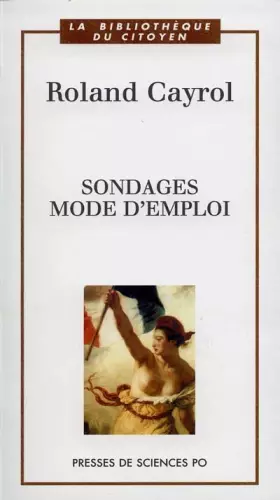 Couverture du produit · Sondages, mode d'emploi
