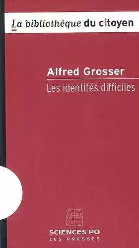 Couverture du produit · Les identités difficiles