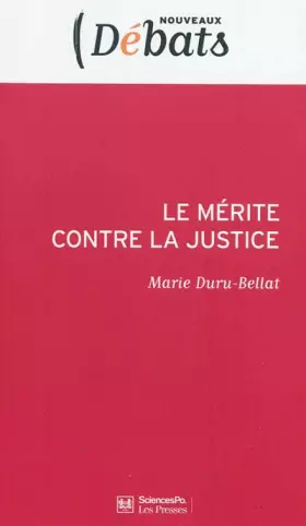 Couverture du produit · Le mérite contre la justice