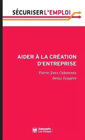 Couverture du produit · Aider à la création d'entreprise