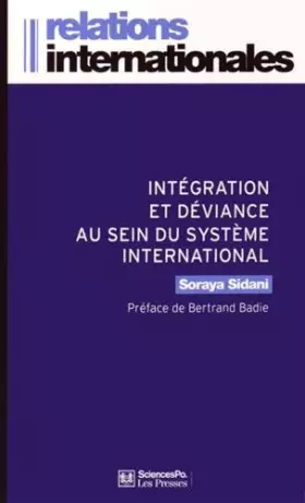 Couverture du produit · Intégration et déviance au sein du système international