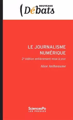 Couverture du produit · Le journalisme numérique
