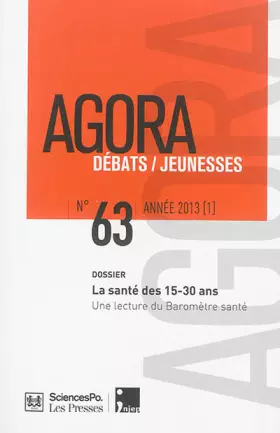 Couverture du produit · AGORA DEBATS JEUNESSES 63