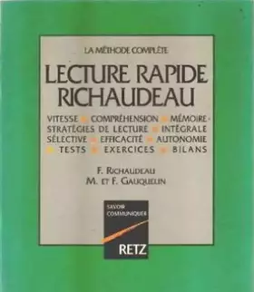Couverture du produit · La méthode complète Lecture rapide Richaudeau
