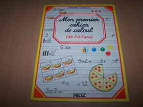 Couverture du produit · Mon premier cahier de calcul