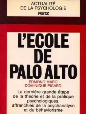 Couverture du produit · L'École de Palo Alto
