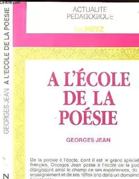 Couverture du produit · A l'école de la poésie