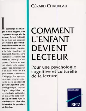 Couverture du produit · Comment l'enfant devient lecteur