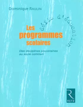 Couverture du produit · IAD - PROGRAMMES SCOLAIRES