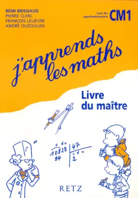 Couverture du produit · J'apprends les maths CM1 : Livre du maître
