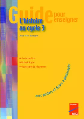 Couverture du produit · L'histoire au cycle 3