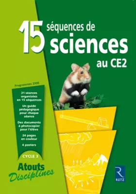 Couverture du produit · 15 séquences de sciences au CE2
