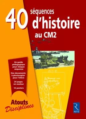 Couverture du produit · 40 séquences d'histoire au CM2