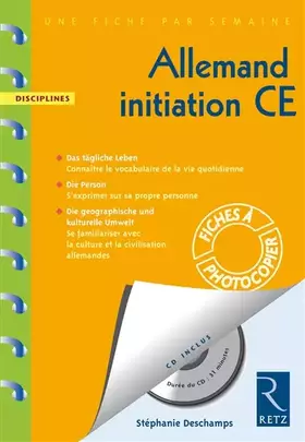 Couverture du produit · Allemand initiation CE (1CD audio)