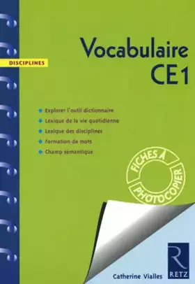Couverture du produit · VOCABULAIRE CE1