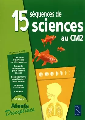 Couverture du produit · 15 séquences de sciences au CM2