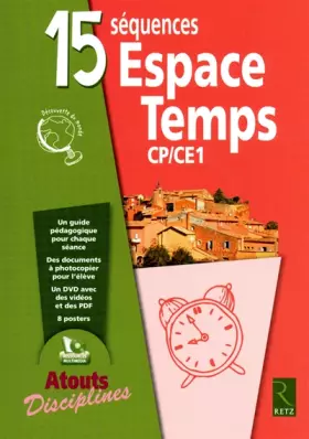 Couverture du produit · 15 séquences Espace Temps CP CE1 (1Cédérom)