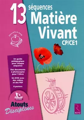Couverture du produit · 13 séquences Matière Vivant (+ DVD-Rom)