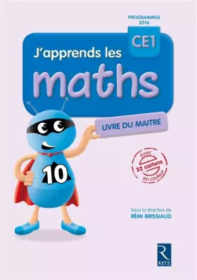 Couverture du produit · J'apprends les maths CE1 - Livre du maître - Programme 2016
