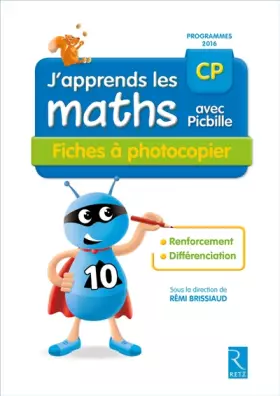 Couverture du produit · J'apprends les maths avec Picbille CP - Programmes 2016