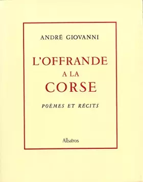 Couverture du produit · Offrande à la Corse