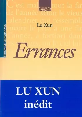 Couverture du produit · Errances