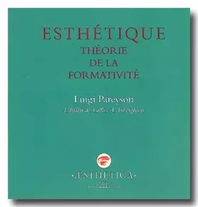 Couverture du produit · Esthétique: Théorie de la formativité