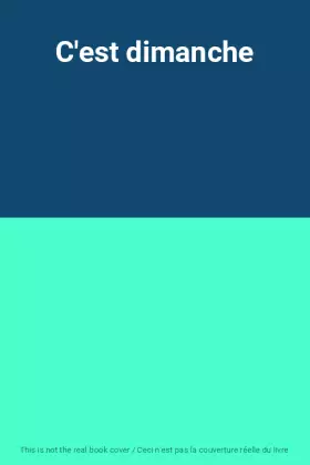Couverture du produit · C'est dimanche